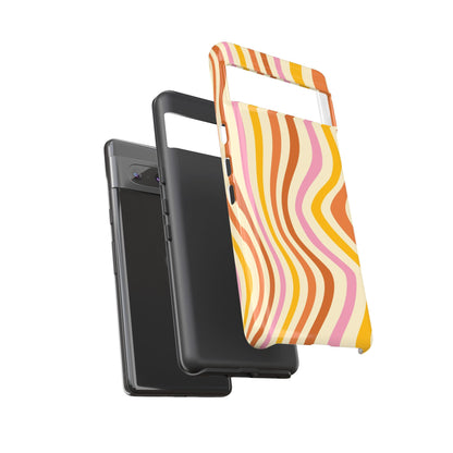 Retro Sunset Wave Google Pixel Case