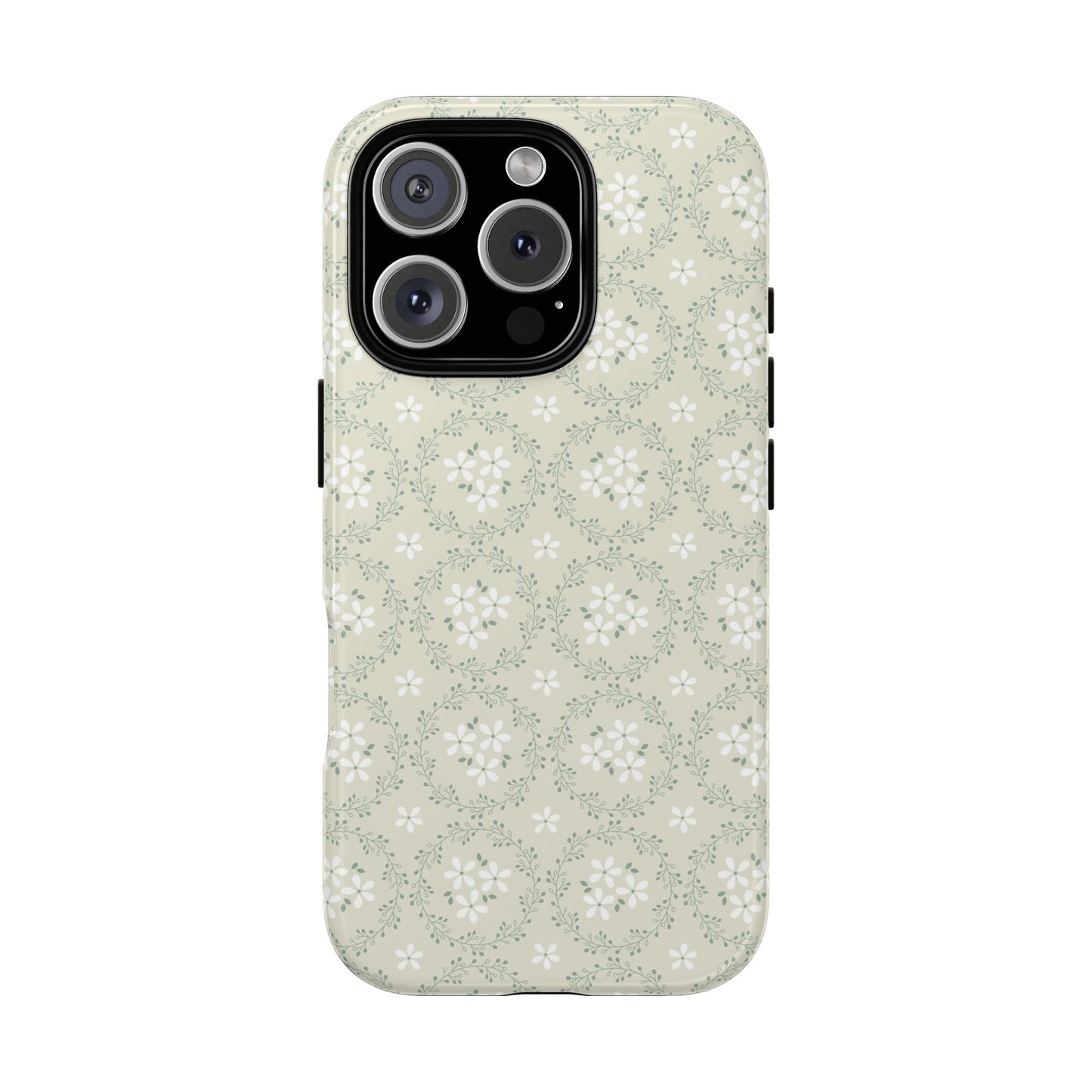 Vintage Daisy Wreath iPhone Case