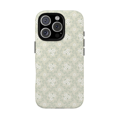 Vintage Daisy Wreath iPhone Case