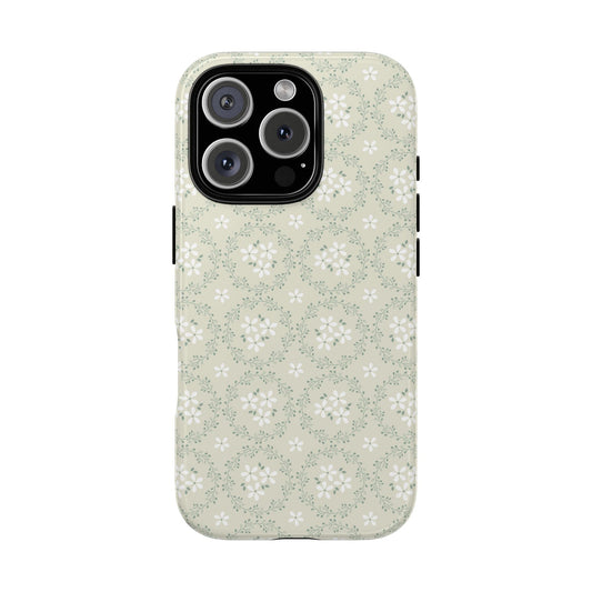 Vintage Daisy Wreath iPhone Case