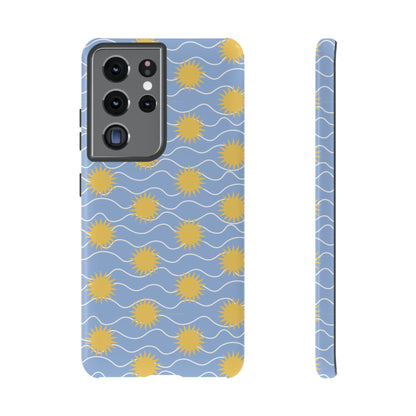 Sunny Waves Blue Samsung Case