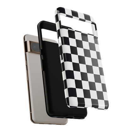 Black & White Checkerboard Google Pixel Case