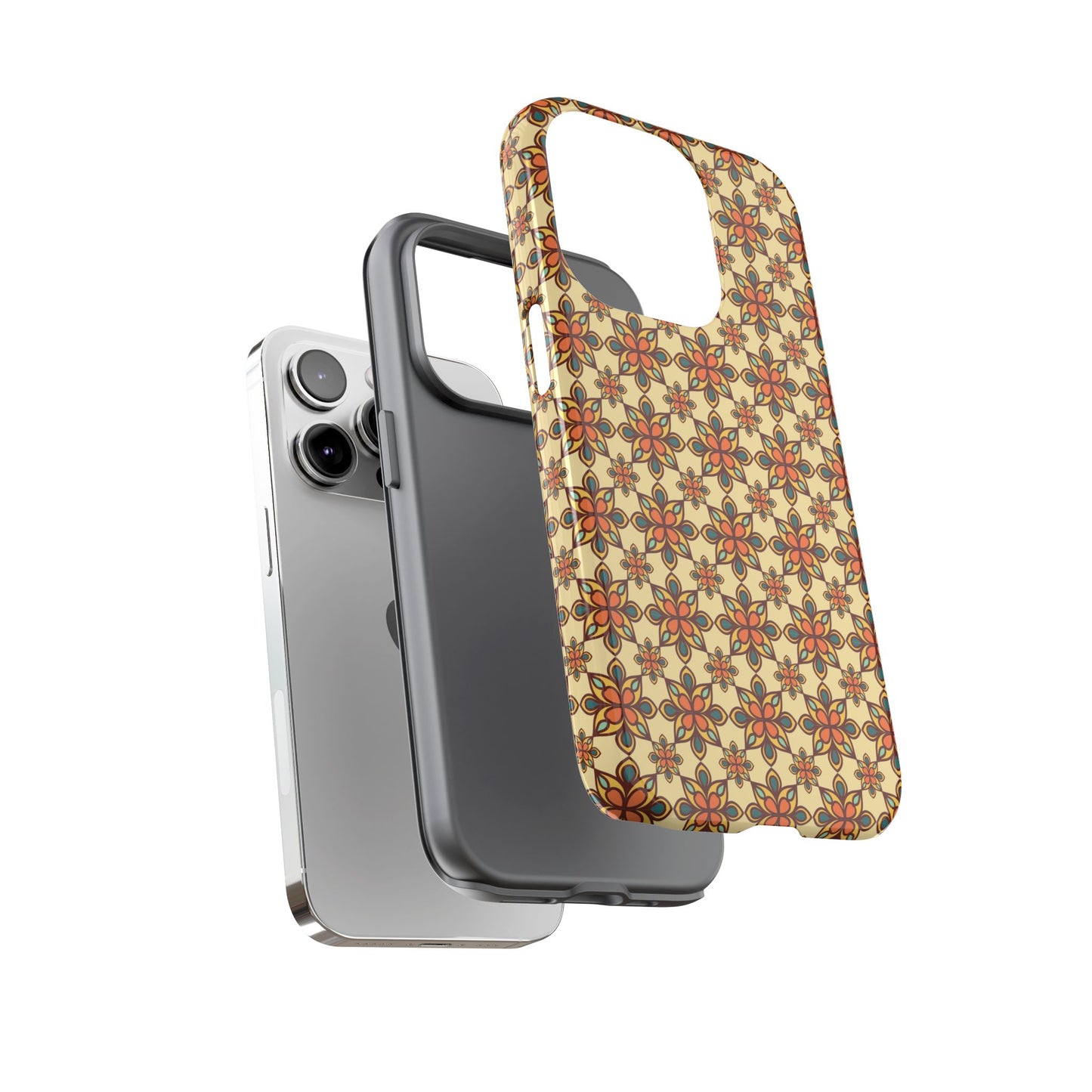 Retro Mandala Floral iPhone Case