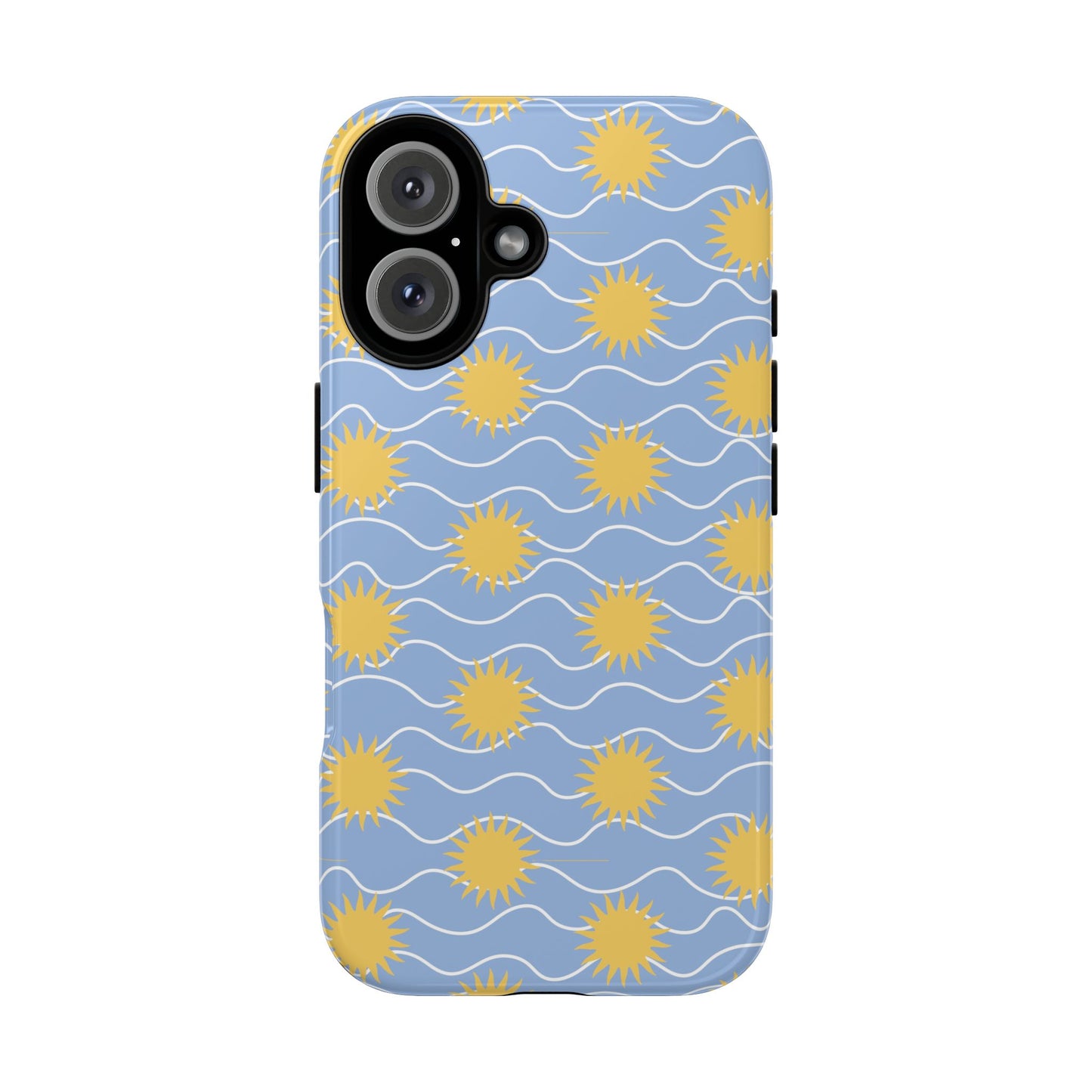 Sunny Waves Blue iPhone Case