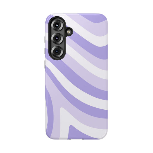 Lavender Wave Abstract Samsung Case