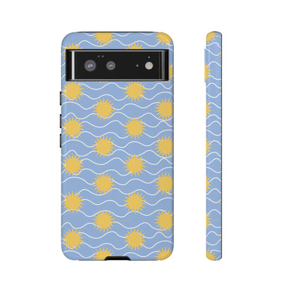 Sunny Waves Blue Google Pixel Case
