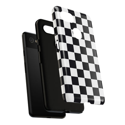 Black & White Checkerboard Google Pixel Case