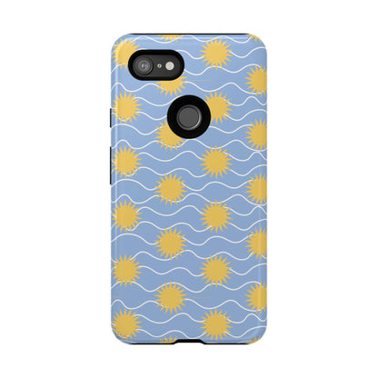 Sunny Waves Blue Google Pixel Case