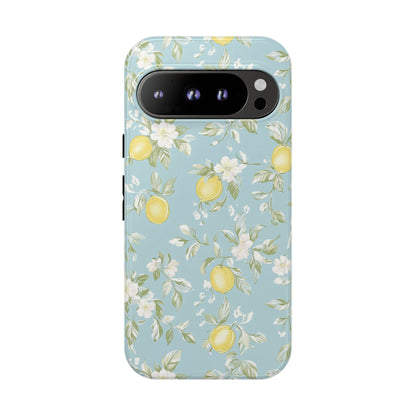 Lemon Blossom Blue Google Pixel Case