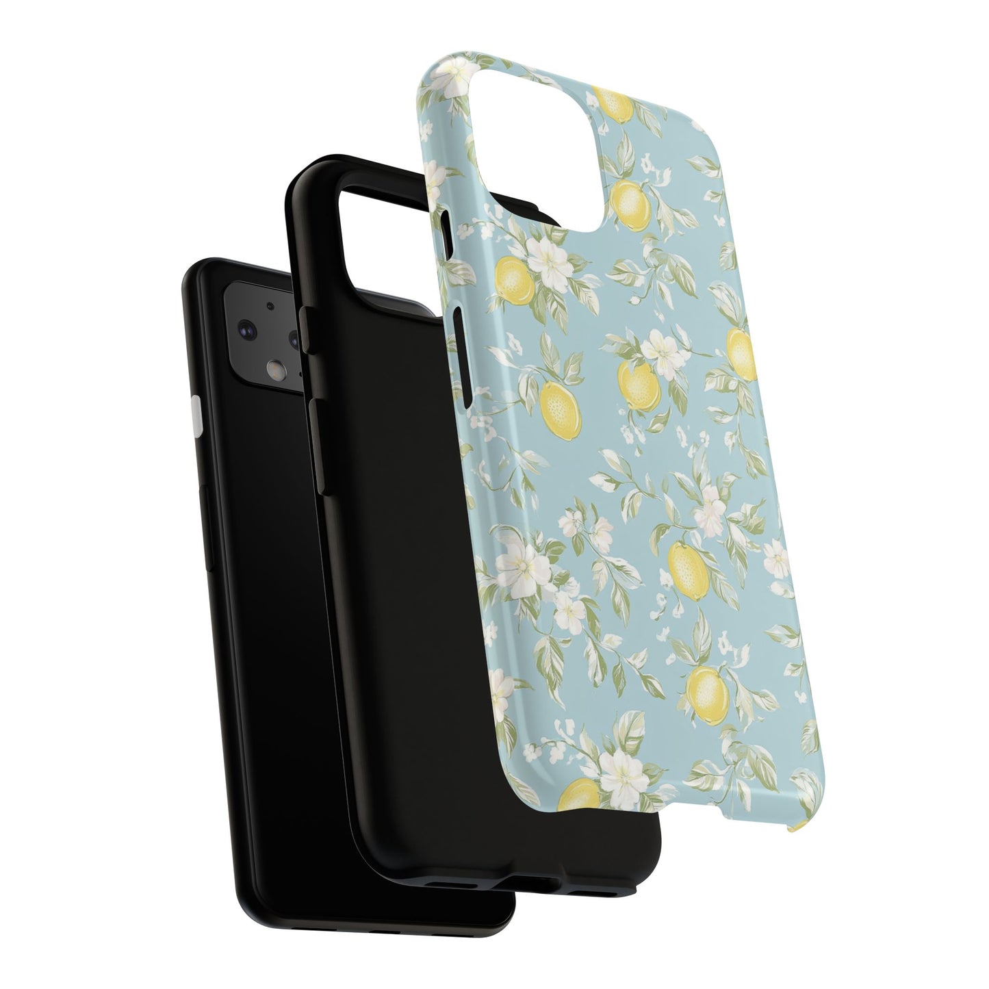 Lemon Blossom Blue Google Pixel Case