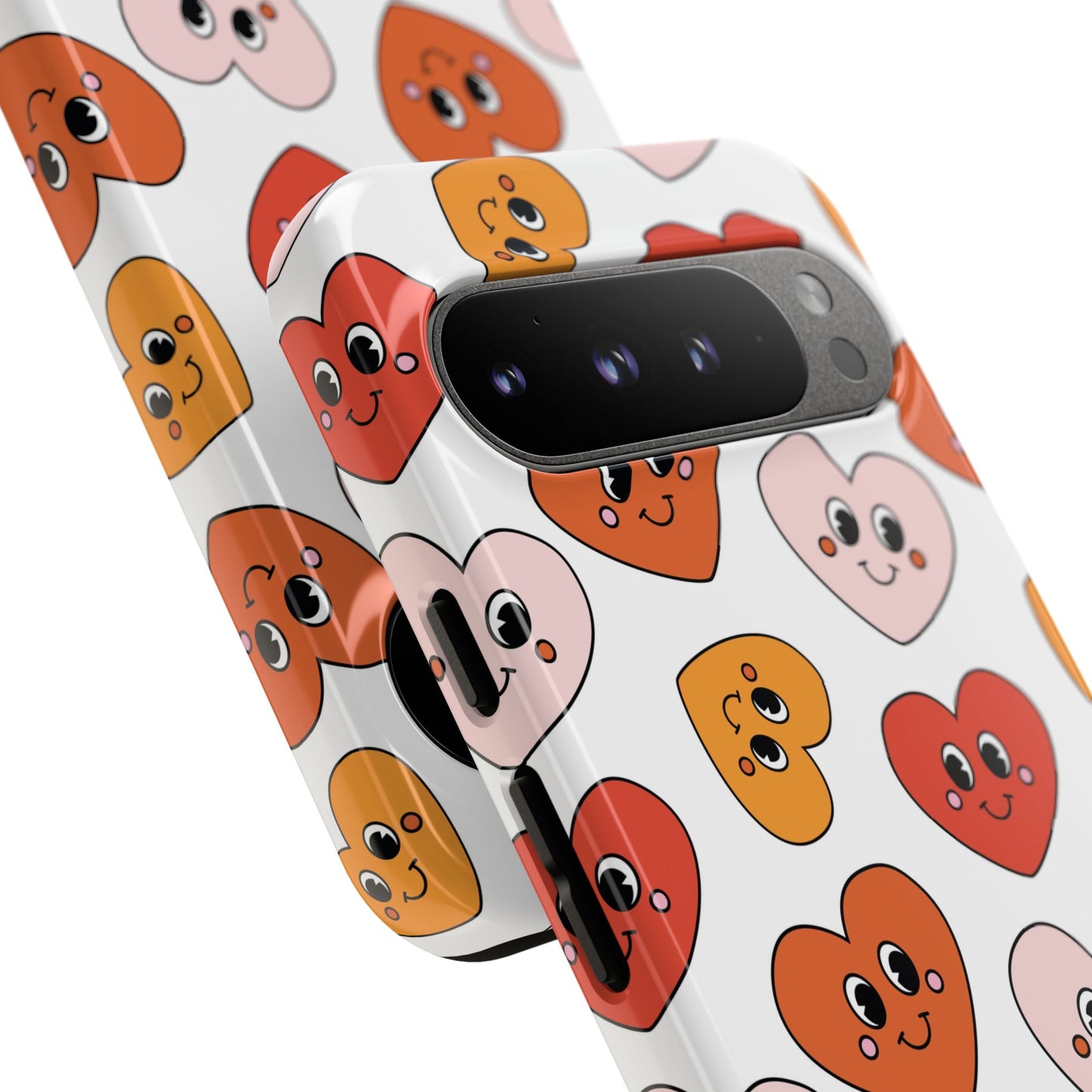Smiley Heart Faces Google Pixel Case