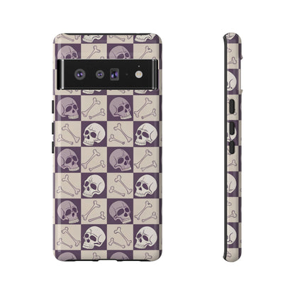 Skull & Bones Checkered Google Pixel Case