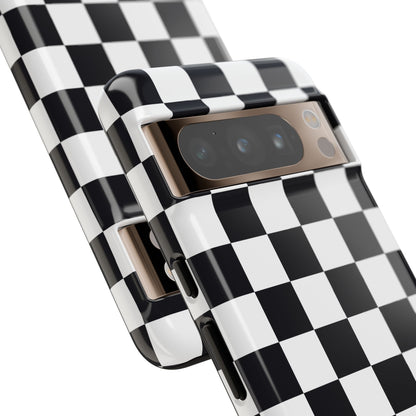 Black & White Checkerboard Google Pixel Case