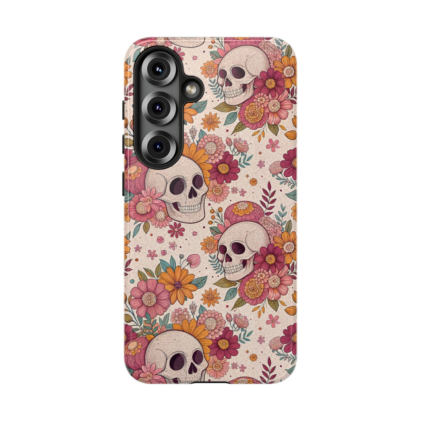 Floral Skull Samsung Case