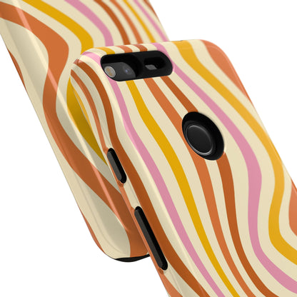 Retro Sunset Wave Google Pixel Case
