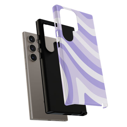 Lavender Wave Abstract Samsung Case