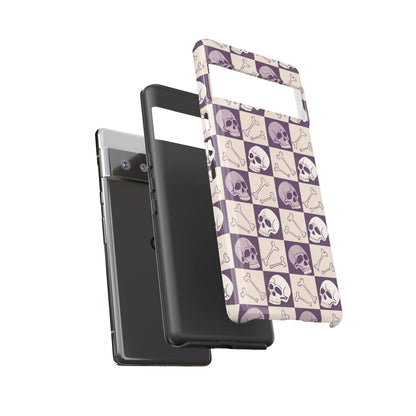 Skull & Bones Checkered Google Pixel Case