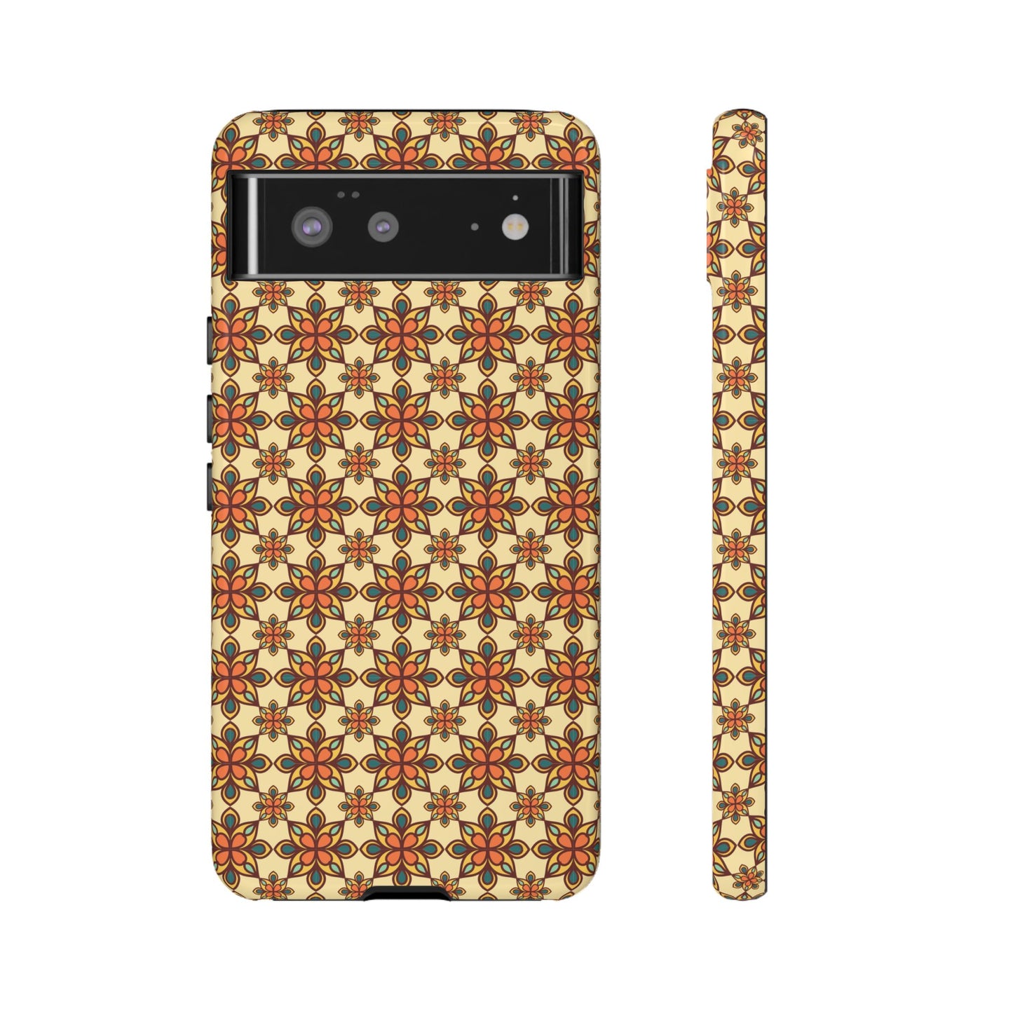 Retro Mandala Floral Google Pixel Case