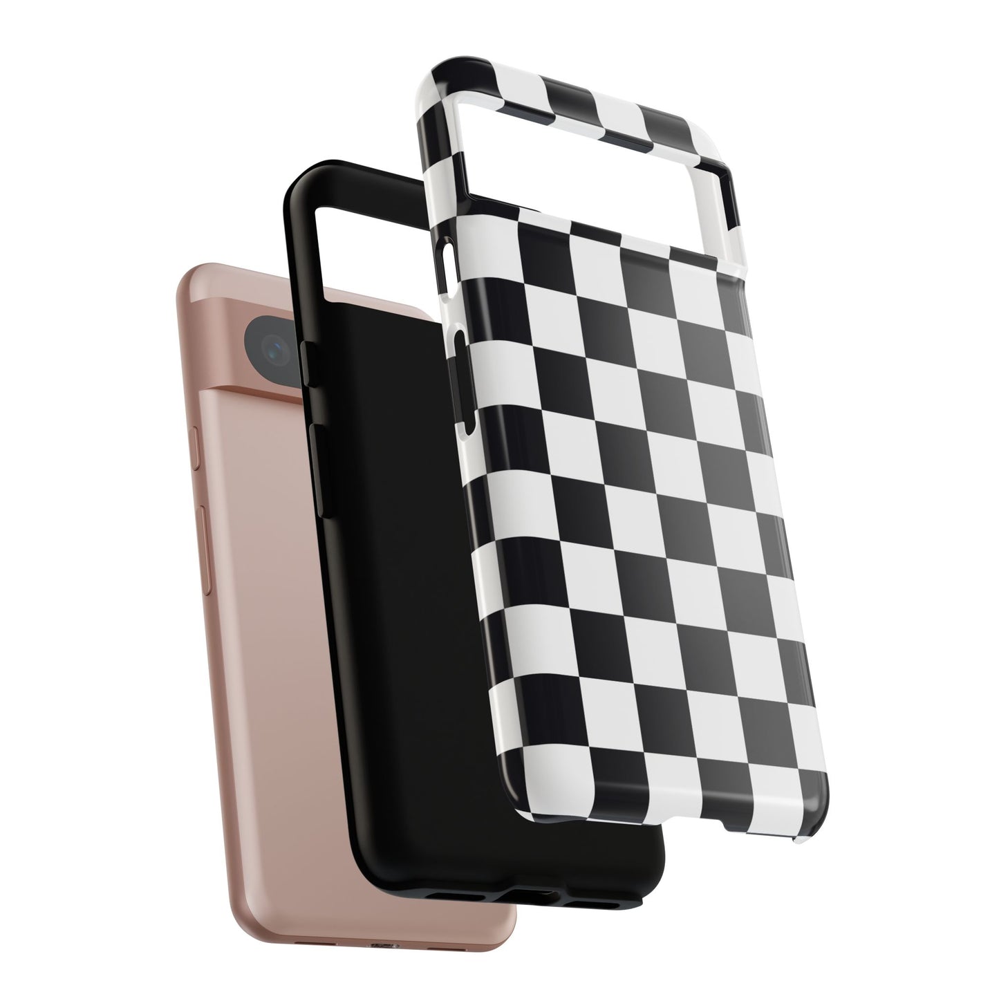 Black & White Checkerboard Google Pixel Case