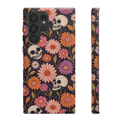 Skulls & Fall Florals Samsung Case