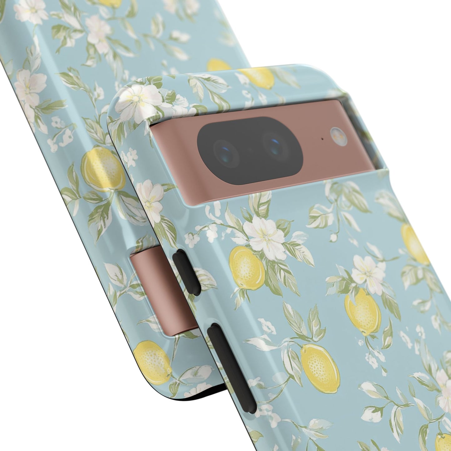 Lemon Blossom Blue Google Pixel Case