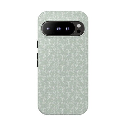 Minimal Leaf Print Google Pixel Case