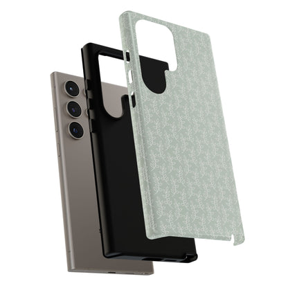 Minimal Leaf Print Samsung Case