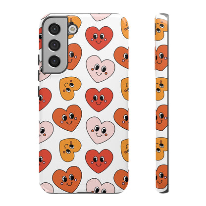Smiley Heart Faces Samsung Case