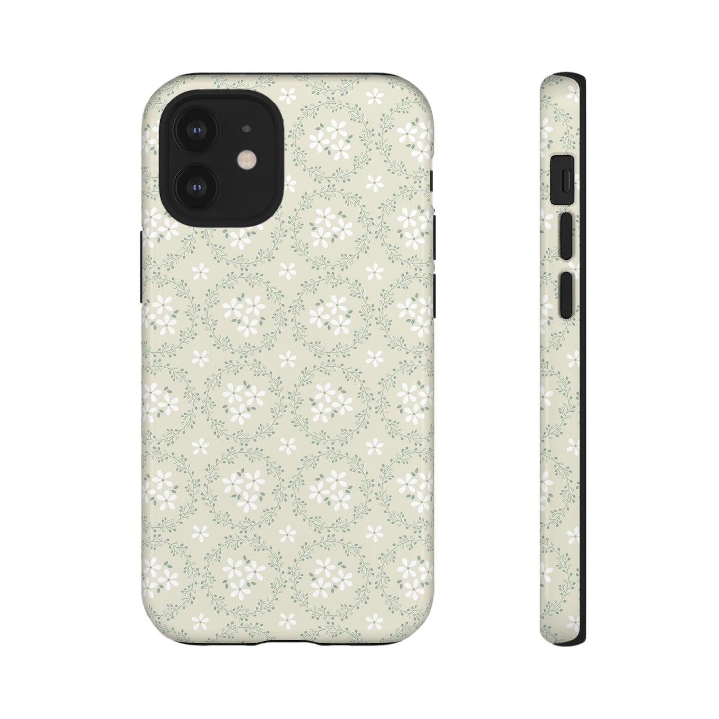 Vintage Daisy Wreath iPhone Case