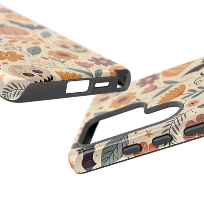 Halloween Skulls & Pumpkins Floral Samsung Case