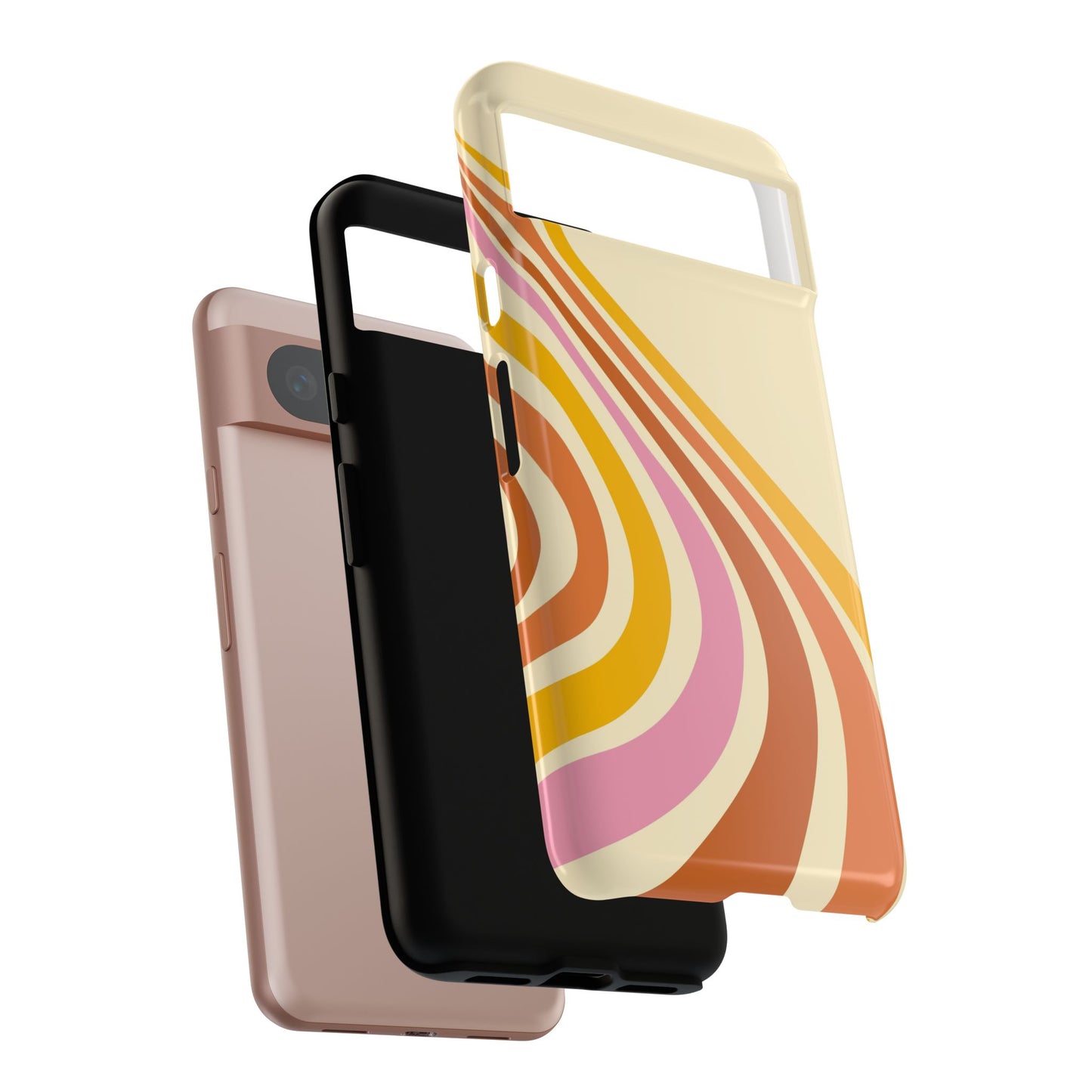 Retro Wave Swirl Google Pixel Case