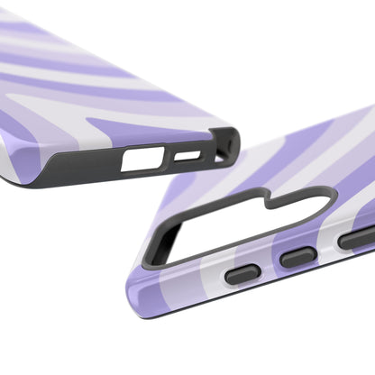 Lavender Wave Abstract Samsung Case