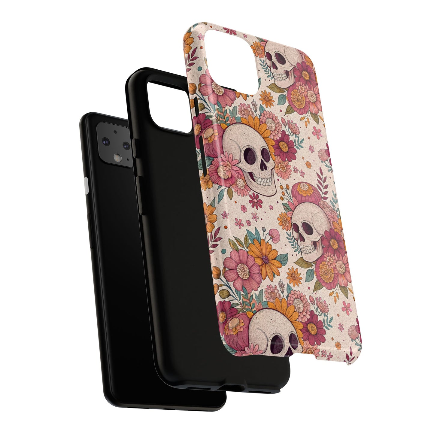 Floral Skull Google Pixel Case