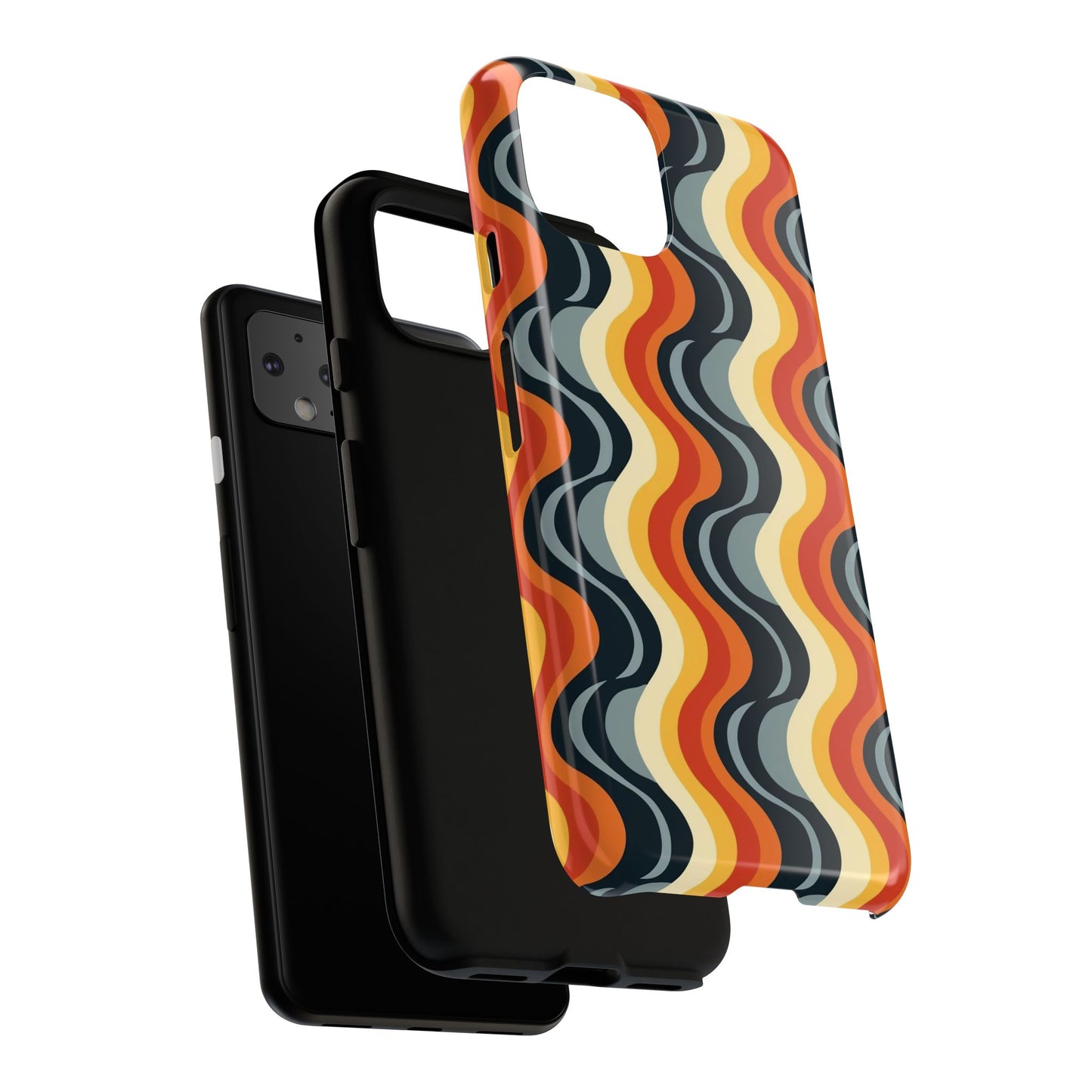 Retro Wavy Stripe Google Pixel Case