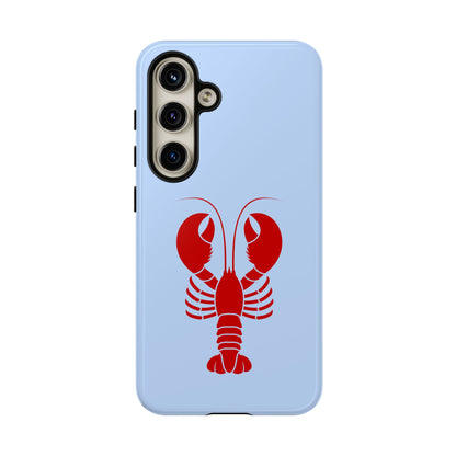 Red Lobster on Sky Blue Samsung Case
