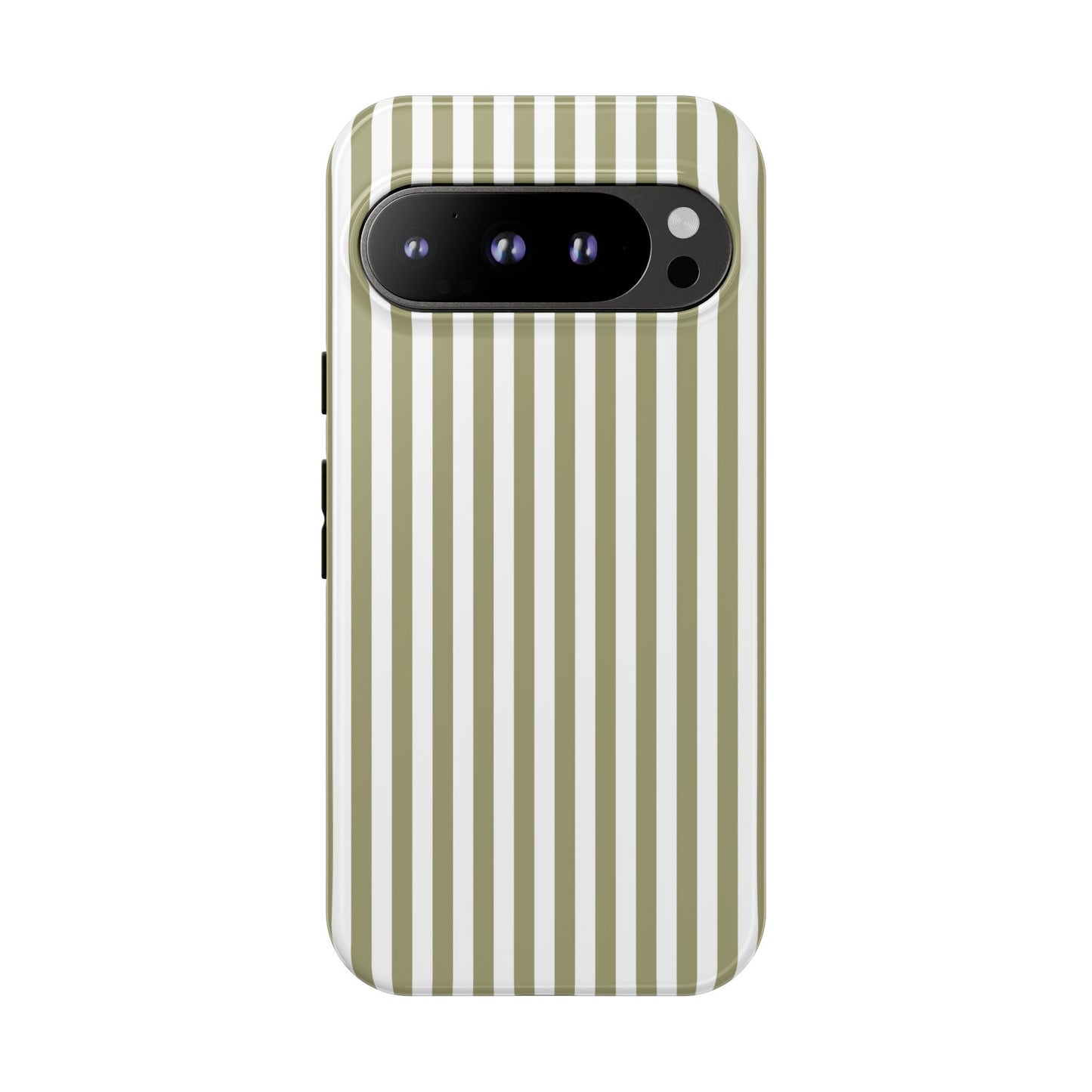 Sage & White Stripe Google Pixel Case