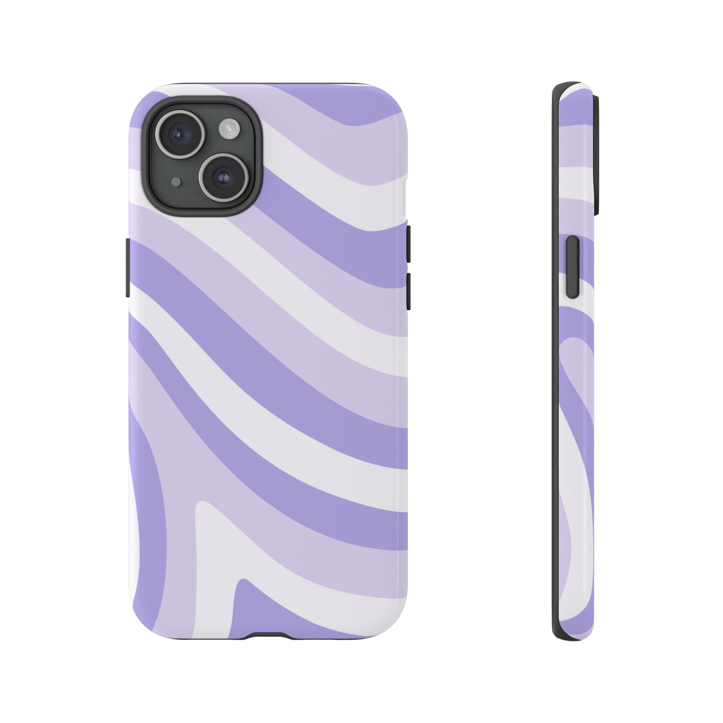 Lavender Wave Abstract iPhone Case