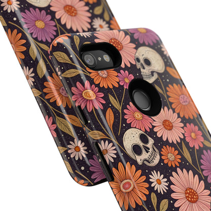 Skulls & Fall Florals Google Pixel Case