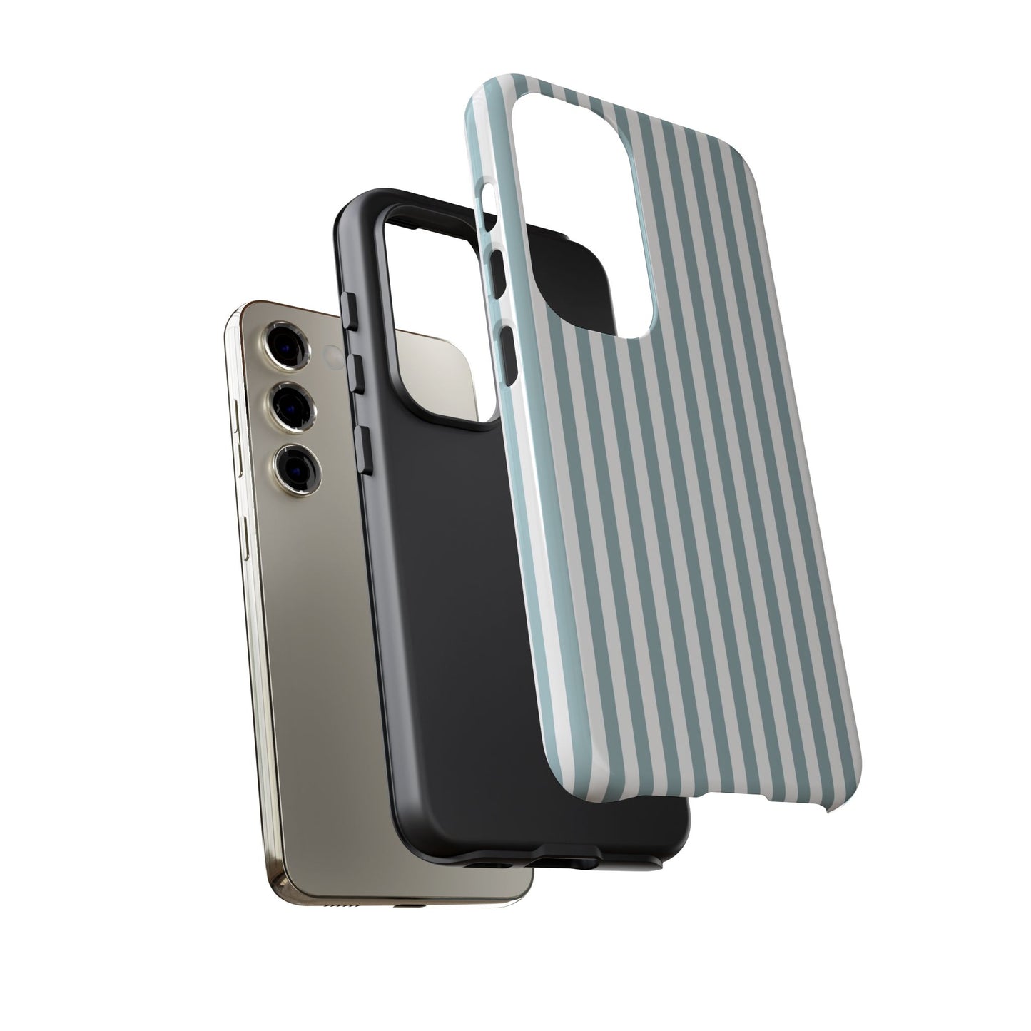 Blue & White Stripe Samsung Case