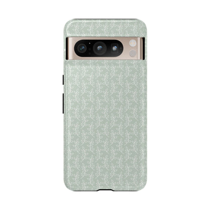Minimal Leaf Print Google Pixel Case