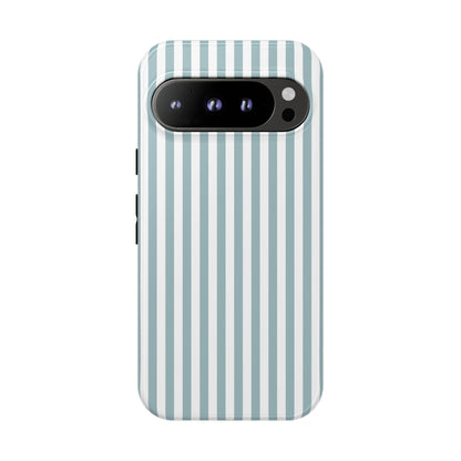 Blue & White Stripe Google Pixel Case
