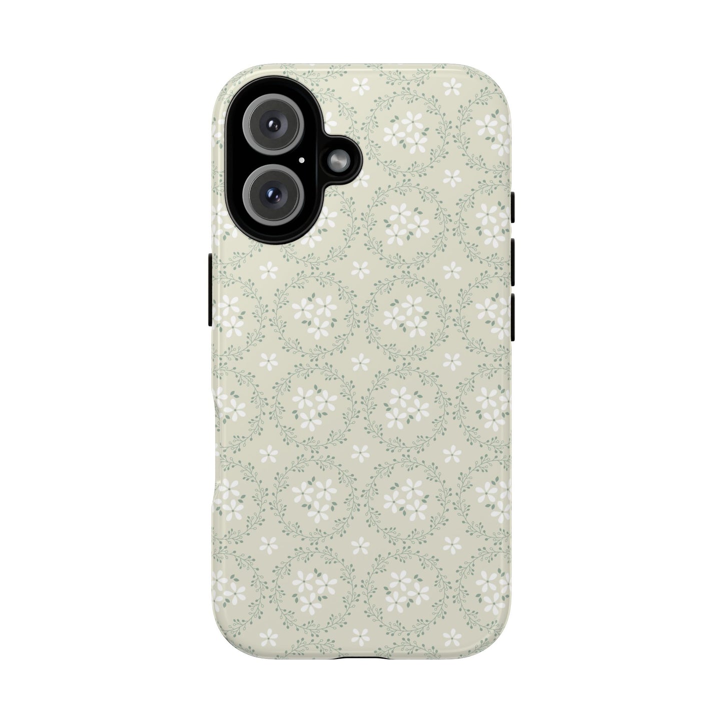 Vintage Daisy Wreath iPhone Case