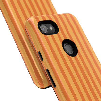 Orange Wavy Stripe Google Pixel Case