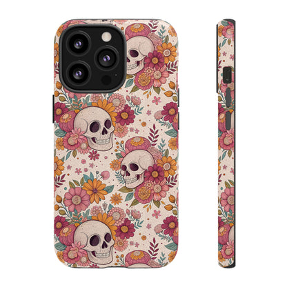 Floral Skull iPhone Case