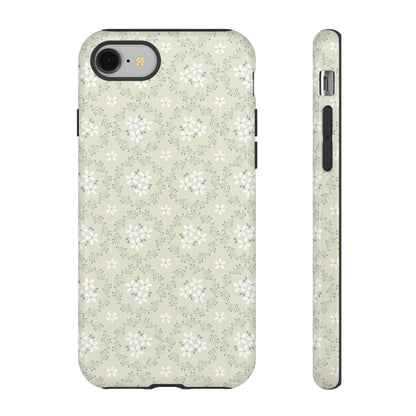 Vintage Daisy Wreath iPhone Case