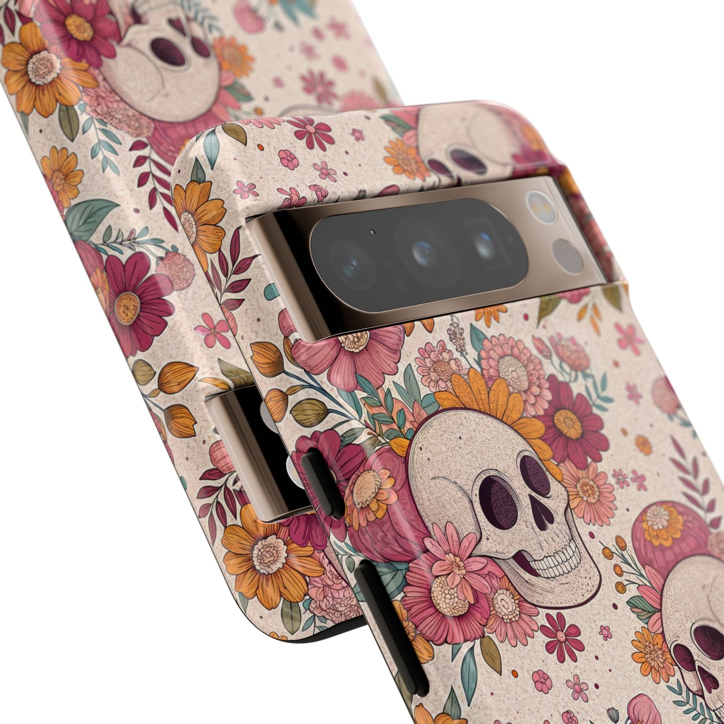Floral Skull Google Pixel Case