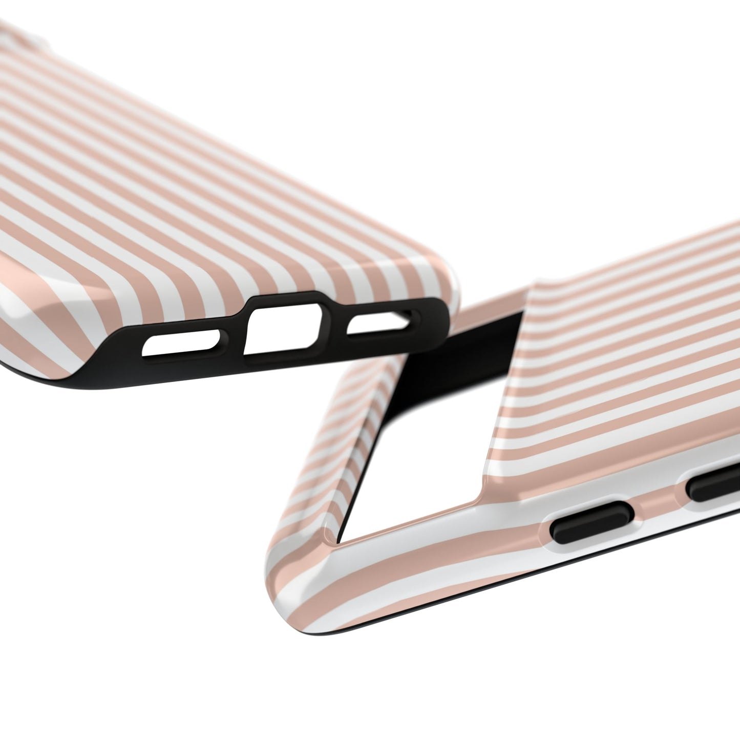 Blush & White Stripe Google Pixel Case