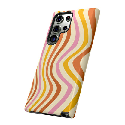 Retro Sunset Wave Samsung Case