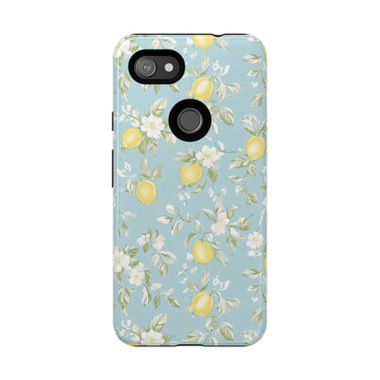 Lemon Blossom Blue Google Pixel Case