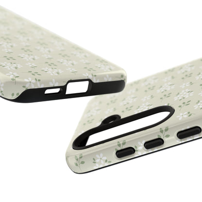 Beige Daisy Bloom Samsung Case